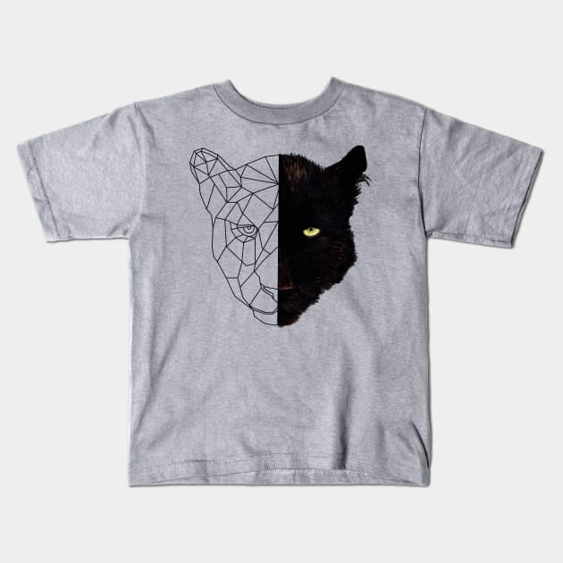 black panther Kids T-Shirt by FrozenSalad